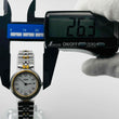 Load image into Gallery viewer, HERMES Profile 311133 Quartz Date White Dial Ladies Watch 26.3mm