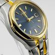 Load image into Gallery viewer, Citizen Eco-Drive E011-K15711 Date Navy Dial 2 Tone Analog Women's Watch 24.0mm
