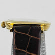 Load image into Gallery viewer, LONGINES 153 18K 750 Solid Gold Quartz Belt brown excellent condition 22.5cm