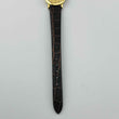 Load image into Gallery viewer, LONGINES 153 18K 750 Solid Gold Quartz Belt brown excellent condition 22.5cm