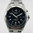 Load image into Gallery viewer, SEIKO KINETIC 5M63-0B20 Automatic black dial day date 36.3mm