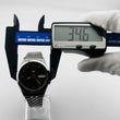 Load image into Gallery viewer, SEIKO 7S26-Q0X0 Seiko 5 Automatic Day Date Back Skeleton Round Black Dial 34.6mm