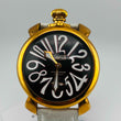Load image into Gallery viewer, GaGa MILANO MANUALE48 N.19108 Black Men Wristwatch hand winding 48.0mm