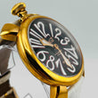 Load image into Gallery viewer, GaGa MILANO MANUALE48 N.19108 Black Men Wristwatch hand winding 48.0mm