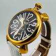 Load image into Gallery viewer, GaGa MILANO MANUALE48 N.19108 Black Men Wristwatch hand winding 48.0mm