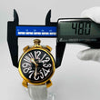 Load image into Gallery viewer, GaGa MILANO MANUALE48 N.19108 Black Men Wristwatch hand winding 48.0mm