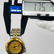 Load image into Gallery viewer, SEIKO 3E25-0A50 DIVER'S200m 3 hands Date Quartz Gold face 32.0mm