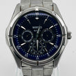 Load image into Gallery viewer, SEIKO WIRED CHRONOGRAPH V14J-OBV1 SOLAR blue dial 38.4mm