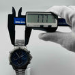 Load image into Gallery viewer, SEIKO 7T32-6E40 Quartz chronograph blue dial men's watch 36.8mm
