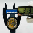 Load image into Gallery viewer, CITIZEN automatic 4-385241TA double-sided skeleton men's watch 31.3mm
