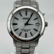Load image into Gallery viewer, SEIKO 7B52-0AF0 Stainless steel GP solar radio white dial men's watch 35.0mm