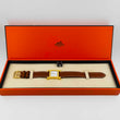Load image into Gallery viewer, HERMES H Watch HH1.201 Quartz Leather Strap White Dial Women's Watches 21.0mm