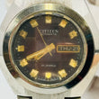 Load image into Gallery viewer, Citizen Reference 4-651979Y Windshield cloudy with scratches Belt damage 39.1mm