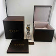 Load image into Gallery viewer, GUCCI 125.5 YA125507 Quartz Silver Brown Dial Analog Women's Watch 23.7mm
