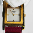 Load image into Gallery viewer, HERMES Medor ME1 201 quartz 〇Y Belt Studs Watch Red Belt 22.9mm