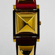 Load image into Gallery viewer, HERMES Medor ME1 201 quartz 〇Y Belt Studs Watch Red Belt 22.9mm