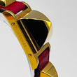 Load image into Gallery viewer, HERMES Medor ME1 201 quartz 〇Y Belt Studs Watch Red Belt 22.9mm