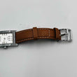 Load image into Gallery viewer, HERMES Tandem TA1.210 Quartz Silver Dial Aftermarket belt Ladies Watch 18.6mm