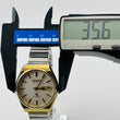 Load image into Gallery viewer, CITIZEN CRYSTRON 4-730445TA Quartz Windshield damaged day date of the week 35.6