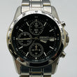 Load image into Gallery viewer, SEIKO 7T92-0DW0 Chronograph Black Dial Date Analog Quartz Men's Wristwatch 37.5mm