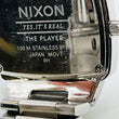 Load image into Gallery viewer, NIXON THE PLAYER 100M STAINLESS STEEL JAPAN 39.9mm 18cm