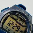 Load image into Gallery viewer, Casio sports gear LAP MEMORY 60 W-734J-2AJF blue with windshield scratches 38.5m