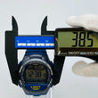 Load image into Gallery viewer, Casio sports gear LAP MEMORY 60 W-734J-2AJF blue with windshield scratches 38.5m