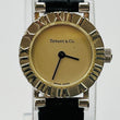 Load image into Gallery viewer, TIFFANY&Co. Atlas Leather Belt S0640 Quartz Water-Resistant Women's watch 20.6mm