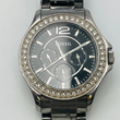 Load image into Gallery viewer, Fossil Riley Chrome Ceramic women's watch CE1067 Day and date Quartz 38.1mm 13cm