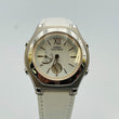 Load image into Gallery viewer, CASIO wave ceptor LWA-M160 solar battery ladies wristwatch white leather 33.9mm