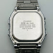 Load image into Gallery viewer, Casio data bank 150 DB-1500 digital quartz square dial stainless band 36.0mm