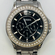 Load image into Gallery viewer, Fossil Riley Chrome Ceramic women's watch CE1067 Day and date Quartz 38.1mm 13cm