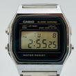 Load image into Gallery viewer, CASIO Quartz Watch Digital BLK SLV A158W 35.8mm Operation has been confirmed