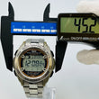 Load image into Gallery viewer, CITIZEN Q&Q Radio Solar Digital Silver DP62 Men's Windshield scratched 45.2mm