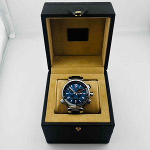 LOUIS VUITTON Tambour Regatta SZ9391 Q102D Quartz Blue Dial 46.8mm