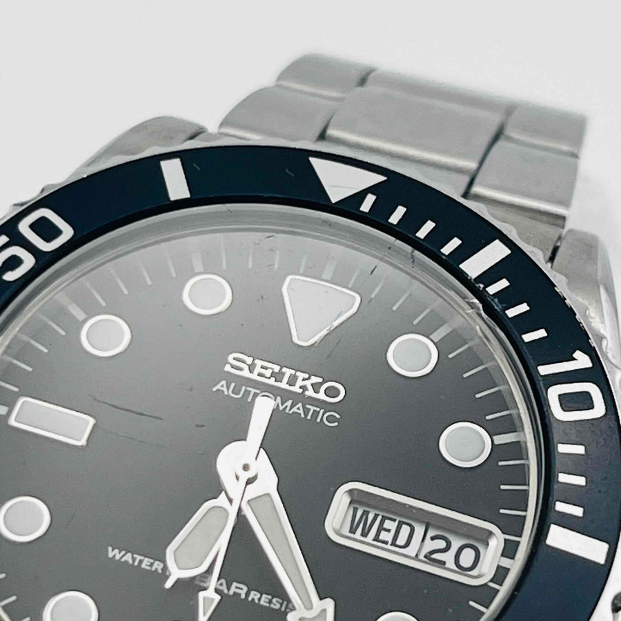 SEIKO Diver's Watch 7S26-0050 AUTOMATIC Windshield damaged 37.2mm