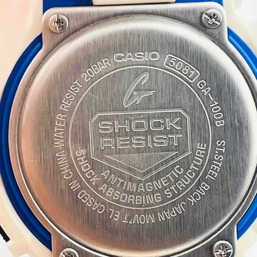CASIO G-SHOCK GA-100B quartz waterproof men's watch 50.7mm