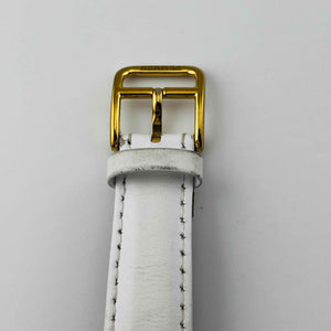 HERMES H Watch HH1.201 Quartz White Dial Women's Watch 21.0mm