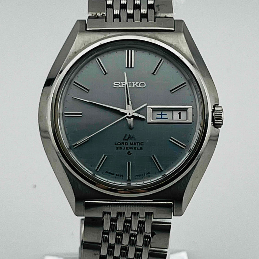 SEIKO LORD MATIC Automatic 5606-7010 25 Jewel Day Date 32.7mm