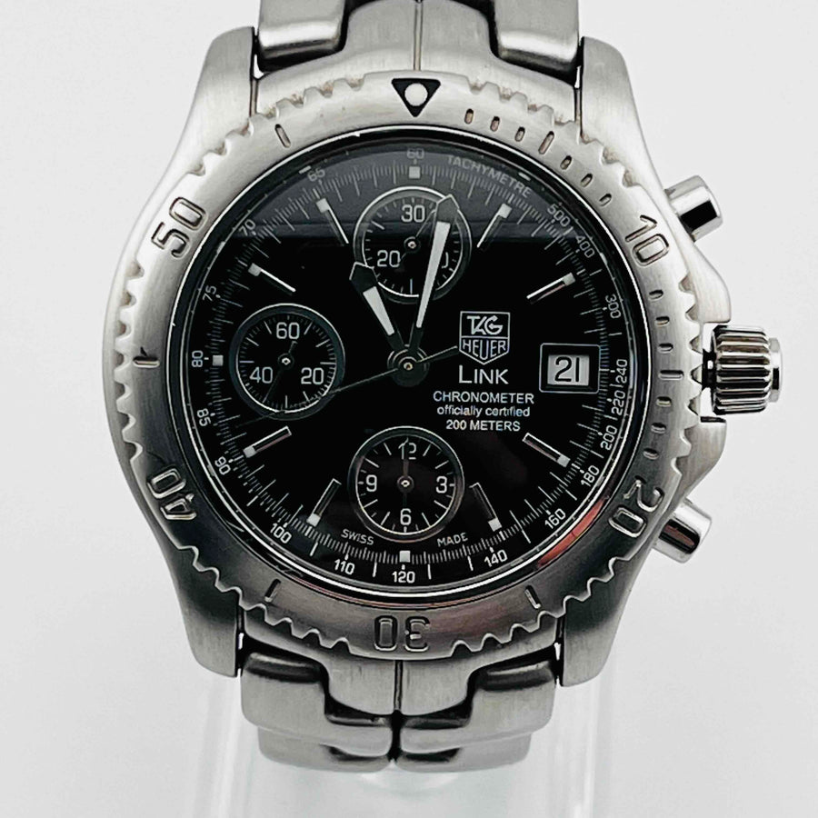 TAG HEUER CT5111 Link Chronograph Automatic Men's Watch 38.1mm