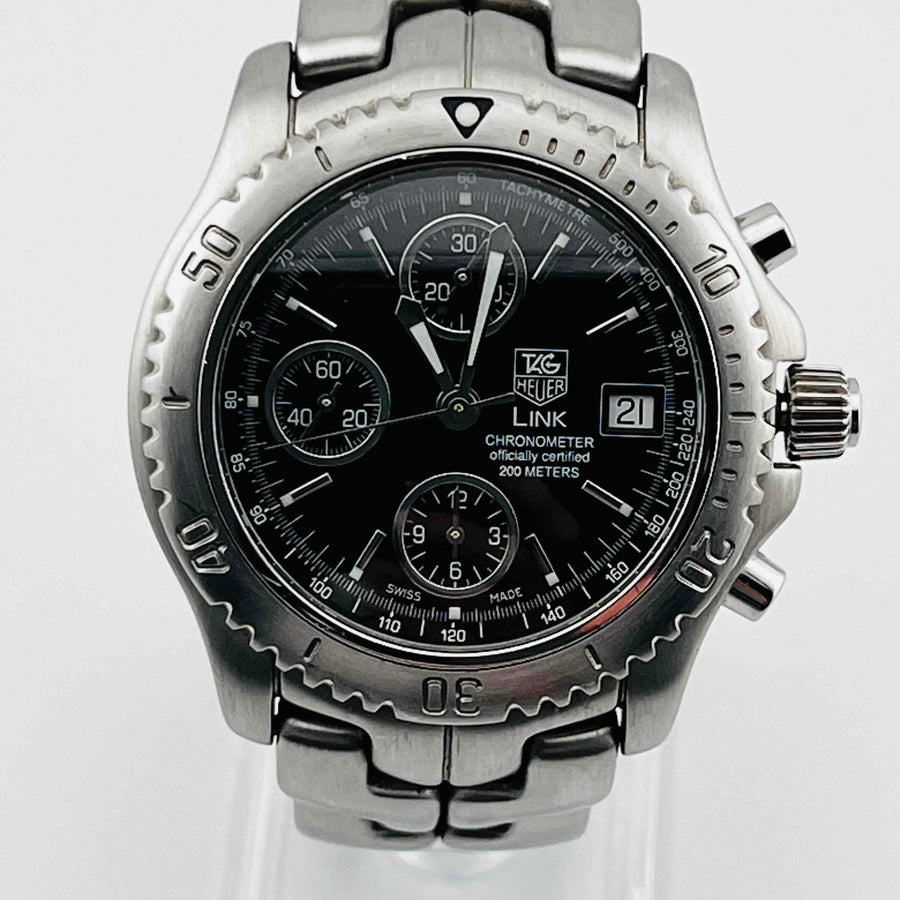 TAG HEUER CT5111 Link Chronograph Automatic Men's Watch 38.1mm