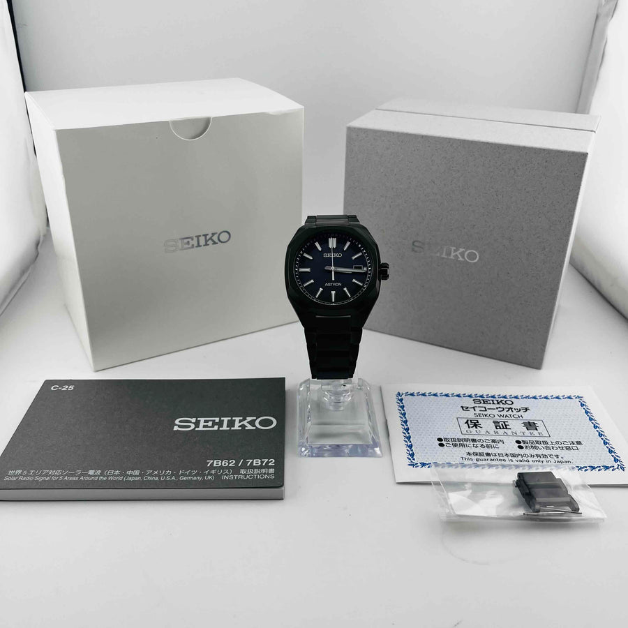 SEIKO Astron 7B72-0AF0 SBXY083 Solar Quartz Titanium Excellent condition 39.2mm