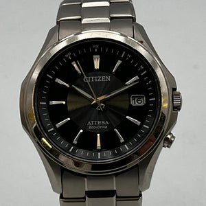 Citizen Atessa Eco Drive H110-T014838 solar titanium men's Wristwatch 38.4mm