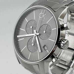 Calvin Klein K2G 271 Quartz grey black dial Chronograph 43.0mm