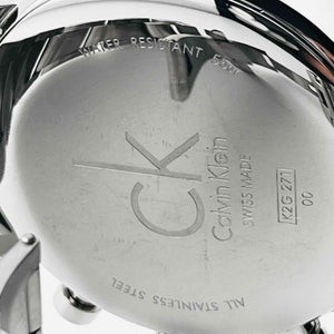 Calvin Klein K2G 271 Quartz grey black dial Chronograph 43.0mm