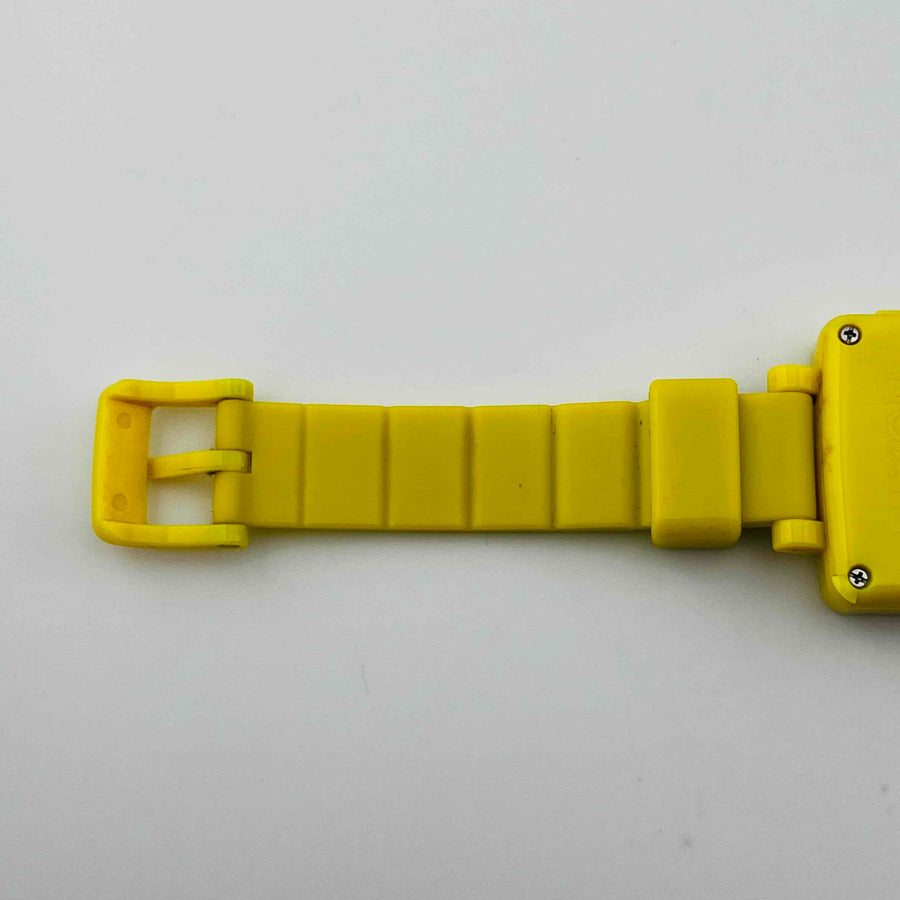 NIXON TRIGITAL A163-1536 LIME PLASTIC BRACELET Yellow watch 34.5mm