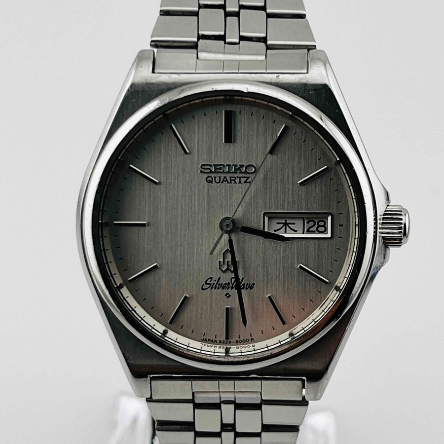 SEIKO SilverWave 8229-8000 Quartz Date Day 33.3mm