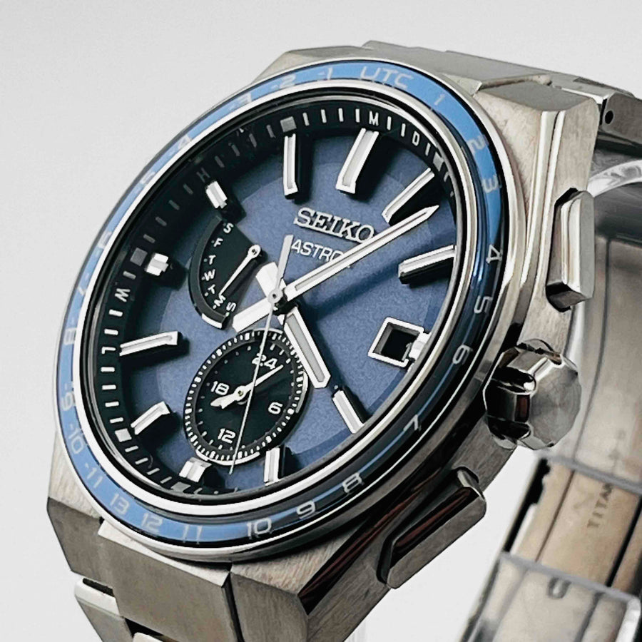 SEIKO ASTRON SBXY037 8B63-0BB0 Nexstar Pure Titanium Radio Solar Model 42.2mm