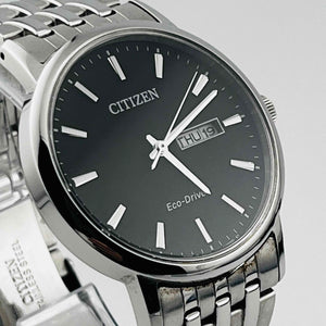 CITIZEN Eco Drive E101-S107261 Solar Black Dial 36.8mm