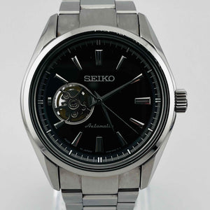 SEIKO Presage Mechanical 4R38-00S0 Automatic Black Dial Men's Watch 39.8mm